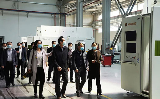 苏州市副市长蒋来清等领导调研币游·国际(中国区)官方网站机器人智能装备产业基地